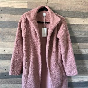 Women Coat Color BLUSH